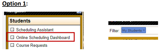 Online Scheduling Dashboard